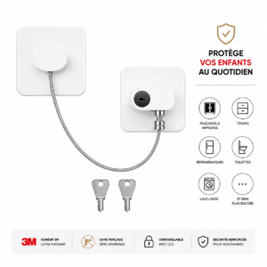 1 pcs Verrou de sécurité sans perçage